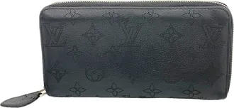 Louis Vuitton Noir Long Wallet (Bi-Fold) (Pre-Owned)