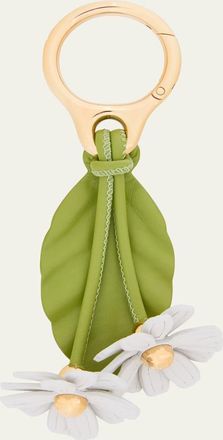 Loewe Chamomile Flower Bag Charm in Calfskin Leather