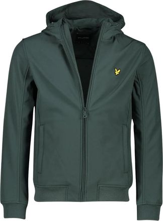 Lyle & Scott Mens Green Fleece Back Softshell Jacket - Size X-Large