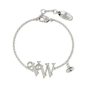 Vivienne Westwood Bracciale VW - - Accessories - Donna - Grigio - ONE SIZE