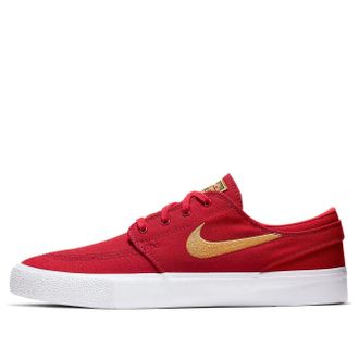 Nike Zoom Stefan Janoski Canvas RM SB University Red Club Gold AR7718-603