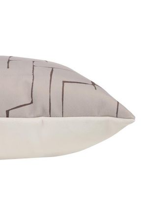 RENWIL Sarno Modern Print Cotton Throw Pillow in Beige at Nordstrom
