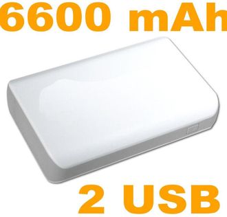 Trade Shop Trade Shop - Powerbank Bater&iacute;a Externa 6600 Mah Dispositivos De Carga R&aacute;pida Con Doble Usb