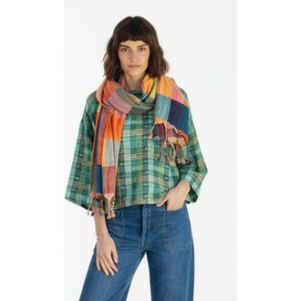 Ace & Jig Alto Souble-sided Scarf with Tassels in Glossary at Nordstrom
