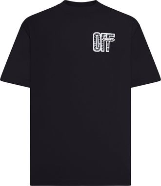 Off-white T-SHIRT WITH LOGO AND ARROW SKETCH PRINT - Off-white - Man