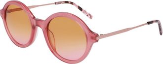 DKNY DK714S N 675 Womens Sunglasses Pink Size 51