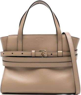 Moschino Tie Me Small Leather Handbag
