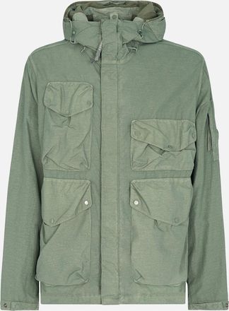 C.P. Company Mens FLATT NYLON JACKET - Green - Size: 38/Regular