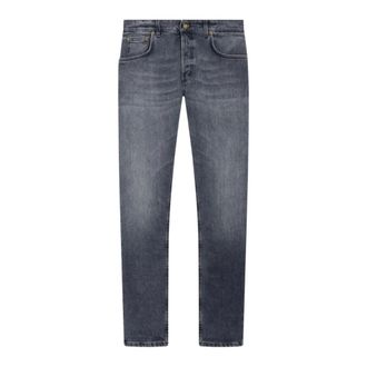 PT01 Pt01, Heren, Jeans, Grijs, Maat: W34 Katoen