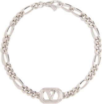 Valentino Garavani Silver Vlogo Signature Bracelet