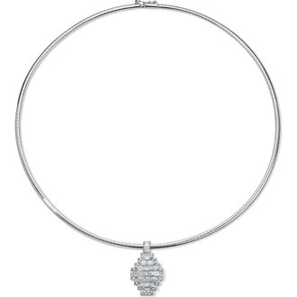 Mindi Mond Diamond Empire Choker Necklace in 18K White Gold at Nordstrom, Size 15