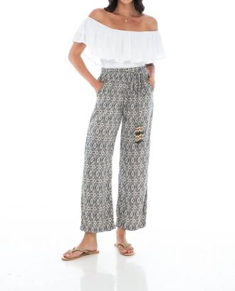 Skemo Ikat Pants In Grey