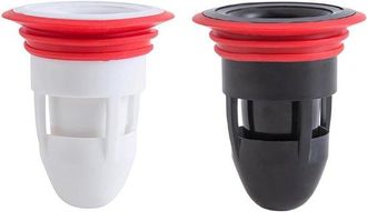 OEM V&aacute;lvulas Antirretorno Para Desag&uuml;e De Ducha, Tap&oacute;n De Desag&uuml;e Unidireccional Antiolor Para Desag&uuml;e De Suelo De Cocina Y Ba&ntilde;o, Blanco Y Negro