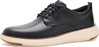 Cole Haan Grand Remix Oxford Mens Lace-up Boots Black Smooth/Ivory : 11.5 W - Wide, Leather