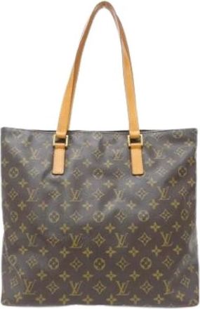 Louis Vuitton Pre-owned Cabas Mezzo Tote Bag - Dames - Vintage Shopper - Bruin - ONE Size - Vintage