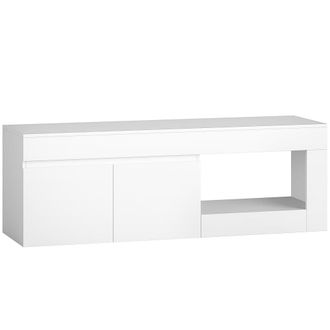 HOMCOM Mueble de tv 140x40x48 cm blanco