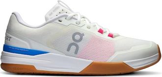 On Mens Roger Advantage Pro Shoes In Ivory/malibu