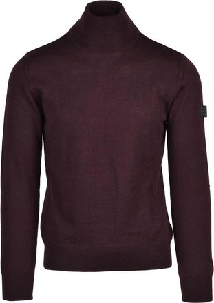 Maison Margiela Brown Ribbed Virgin Wool-Blend Sweater