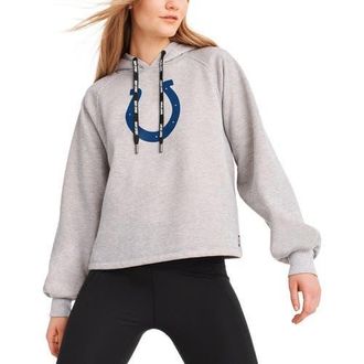DKNY Womens DKNY Sport Heather Gray Indianapolis Colts Debbie Dolman Raglan Pullover Hoodie at Nordstrom, Size X-Large