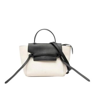 Celine Pre-owned Handbags, female, Multicolor, Size: ONE SIZE Pre-owned Micro Belt Satchel