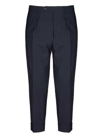 Berwich pleat-detailed trousers - Blue