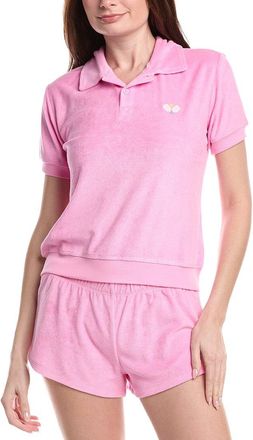 PJ Salvage Pj Salvage Happiest On The Court Polo Shirt