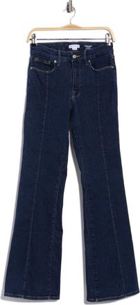 Good American Good Legs Seamed Flare Jeans in Indigo983 at Nordstrom Rack, Size 12