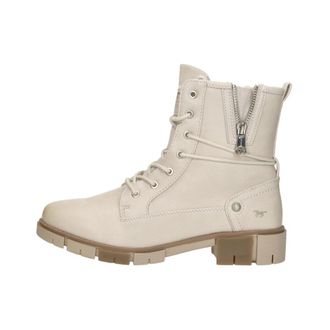 Mustang Lace-up Boots - Dames - Veterlaarzen - Beige - 39 EU - Schoenen