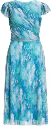 Swing Swing, Dames, Jurken, Blauw, Maat: 2XL