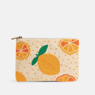 Pieces Guria clutch geborduurd met kralen