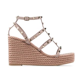 Valentino Garavani Rockstud Wedge Sandals