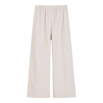 By Malene Birger Wide Trousers, female, Beige, Size: XL Cabello Wide Trousers