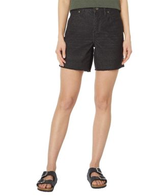Carve Designs Oahu Shorts Womens Black 6 Inseam Raw Hem High Rise FROG590
