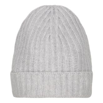 Malo Ribbed Cashmere Hat - male - Malo - Accessories - Gray - ONE SIZE - Accessories