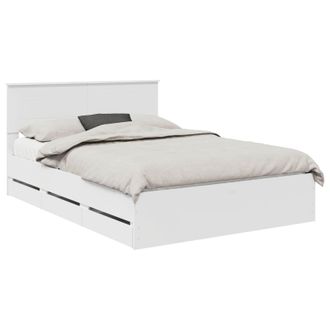 vidaXL Estructura De Cama Con Caj&oacute;n 160 X 200 Cm Madera Ingenieril Vidaxl