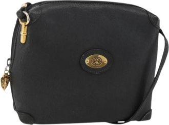 Gucci Pre-owned Cross Body Bags, female, Black, Size: ONE SIZE Pre-owned Vintage Shoulder Bag