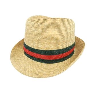 Gucci Pre-owned Hat - Dames - Pre-owned - Beige - Maat: ONE Size