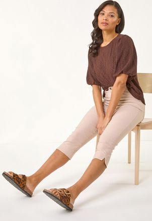 Roman Lift Sculpt Shape Cropped Stretch Trouser