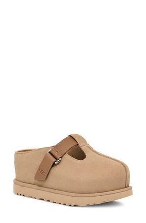 UGG Goldenstar Platform Clog in Sand at Nordstrom Rack, Size 12