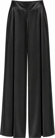 Erika Cavallini Semi Couture Pantaloni Palazzo - - Trousers - Donna - Nero - L