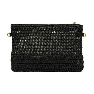 Gianni Chiarini Clutches, female, Black, Size: ONE SIZE Nefeli Pouch Bag