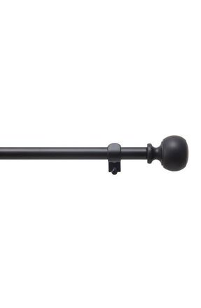 DKNY Griffin 48 to 86 Adjustable Curtain Rod in Black at Nordstrom, Size 48-86