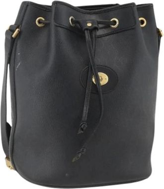 Dior Pre-owned Bucket Bags, female, Black, Size: ONE SIZE Pre-owned Vintage Bucket Shoulder Bag