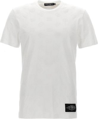 Dolce & Gabbana Flocked Logo T-Shirt
