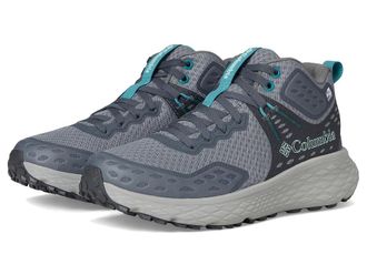 Columbia Konos TRS Outdry Mid Womens Climbing Shoes Titanium Grey Steel/Teal : 7.5 B - Medium, Rubber