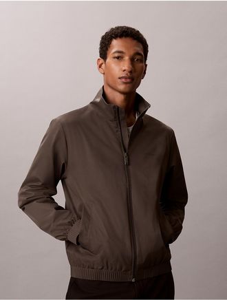 Calvin Klein Mens Matte Windbreaker Jacket - Green - 2XL