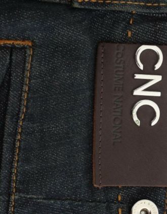Costume National Womens Blue Slim Fit Jeans Cotton Clothing
