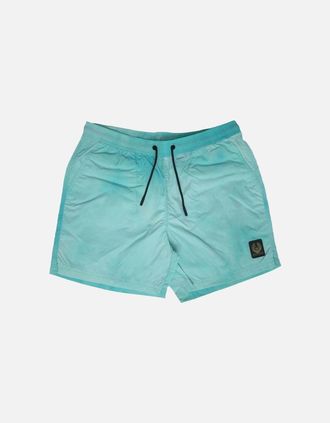 Belstaff Mens Belstaff Breaker Ocean Green Shorts - Blue - Size: 32/30/31