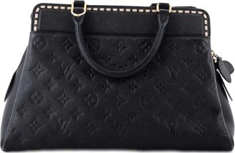 Louis Vuitton Vosges Handbag Whipstitch Monogram Empreinte Leather MM satchel - Zwart