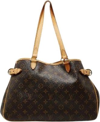 Louis Vuitton Pre-owned Shoulder Bags, female, Brown, Size: ONE SIZE Pre-owned Batignolles Horizontal Monogram Handbag